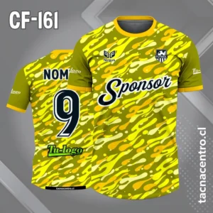 Camiseta de Futbol Manchas amarillas