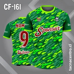 Camiseta de Futbol Manchas verdes