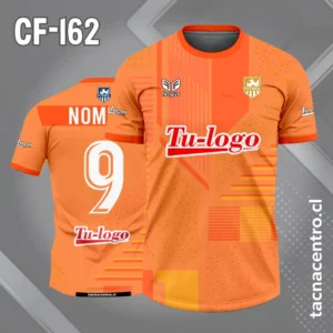 Camiseta de Futbol Figuras anaranjadas