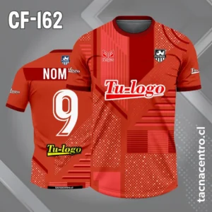 Camiseta de Futbol Figuras rojas