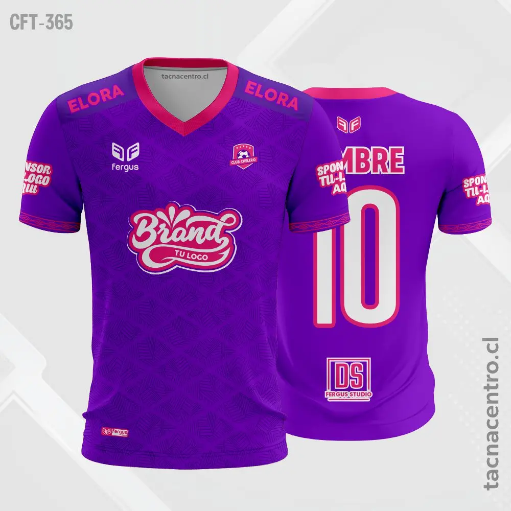 Camiseta de Futbol Purpura