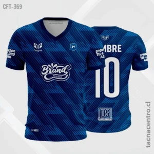 Camiseta de Futbol azul