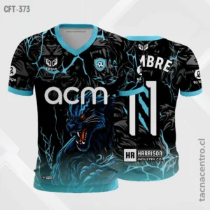 Camiseta de Futbol negro