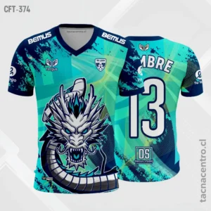 Camiseta de Futbol Dragon Verde Jade