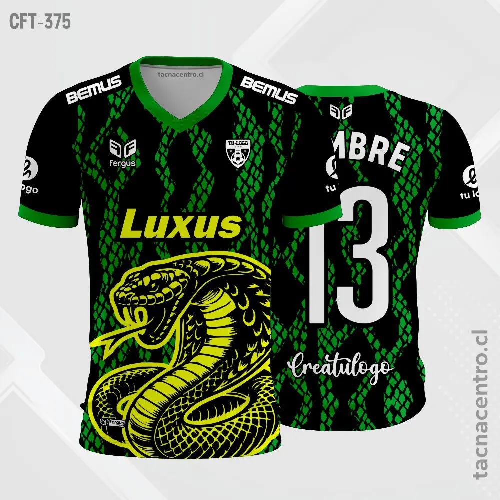 Camiseta de Futbol Gris y amarillo 2 Camiseta de Futbol negro