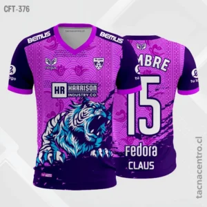 Camiseta de Futbol Tigre fucsia