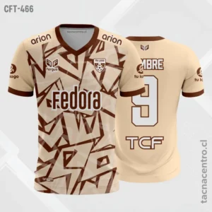 Camiseta de Futbol tela Dri-fit cafe