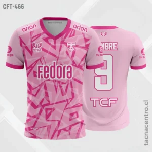 Camiseta de Futbol tela Dri-fit rosado