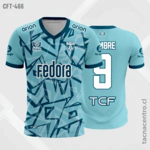 Camiseta de Futbol tela Dri-fit turquesa