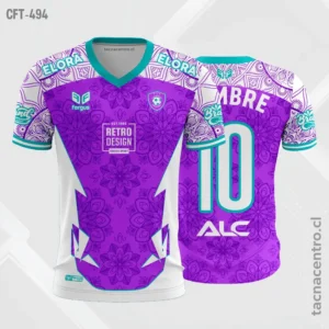 Camiseta de Futbol tela Dri-fit morado