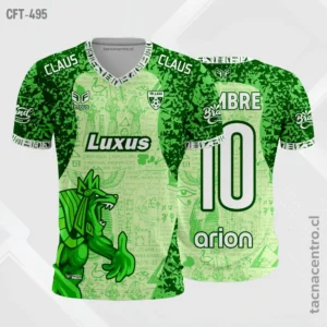 Camiseta de Futbol tela Dri-fit verde