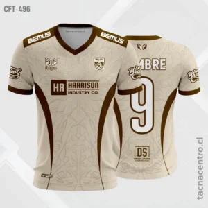 Camiseta de Futbol tela Dri-fit cafe
