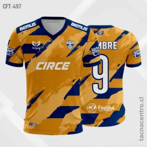 Camiseta de Futbol tela Dri-fit naranja