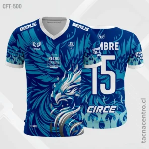 Camiseta de Futbol tela Dri-fit fenix azul