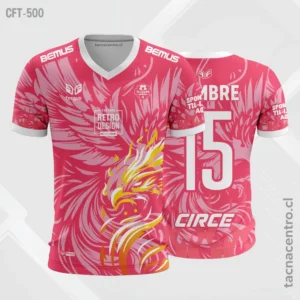 Camiseta de Futbol tela Dri-fit fenix rojo