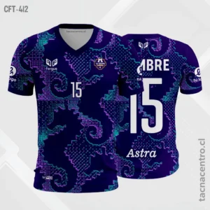 Camiseta de Futbol morado