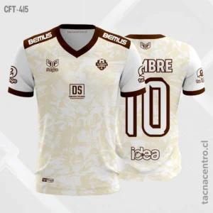 Camiseta de Futbol crema