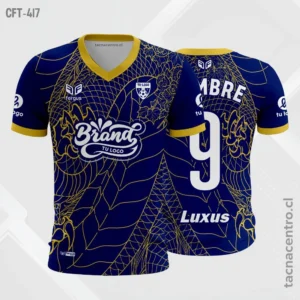 Camiseta de Futbol azul