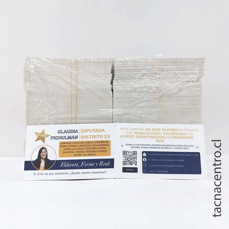 tarjetas de presentación con relieve impresas