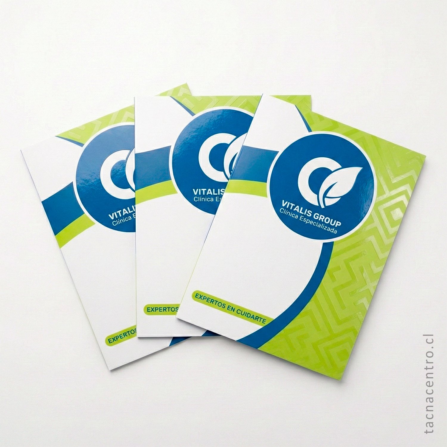 fotos de carpetas sectorizadas para centro clinico en chile