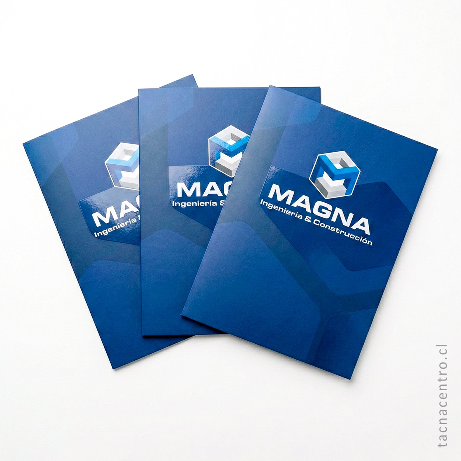 fotos de carpetas sectorizadas para constructora en chile