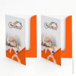 fotos de carpetas troqueladas para asesores inmobiliarios en chile