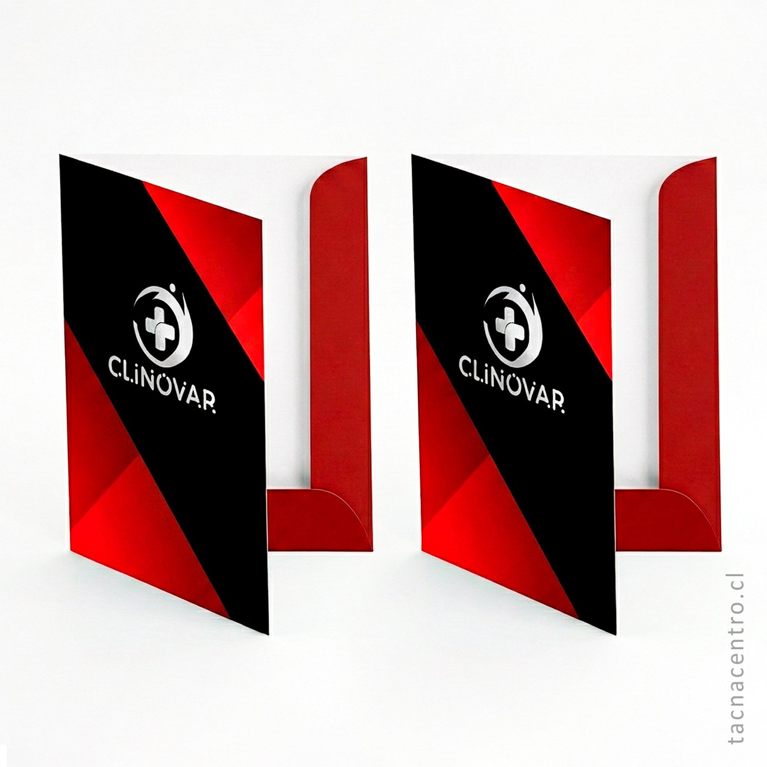 fotos de carpetas troqueladas para clinica en chile