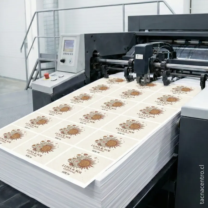 proceso de fabricacion impresion de hang tag