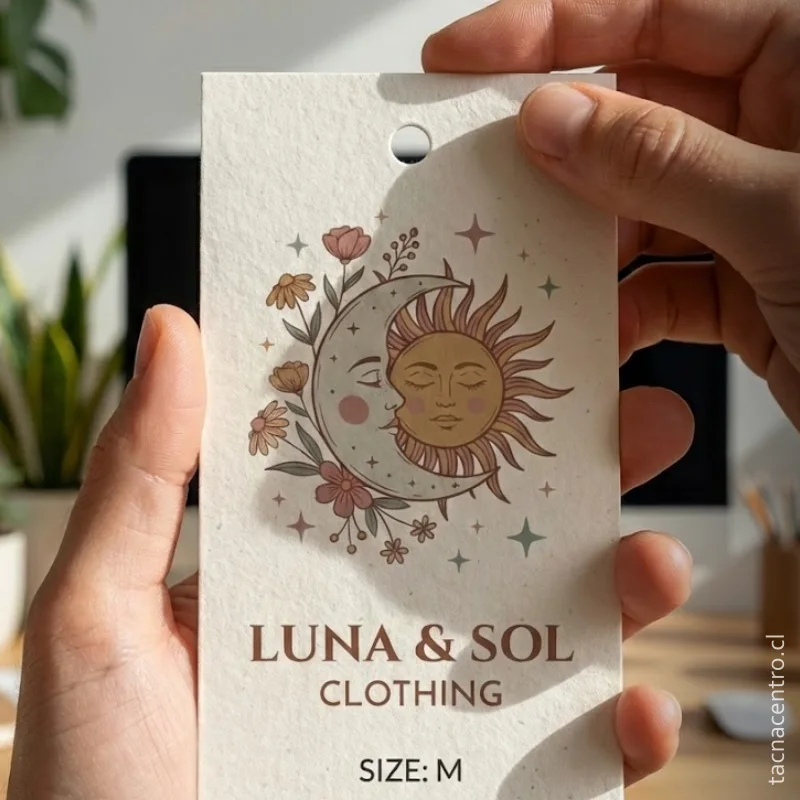 proceso de fabricacion diseño de hang tag