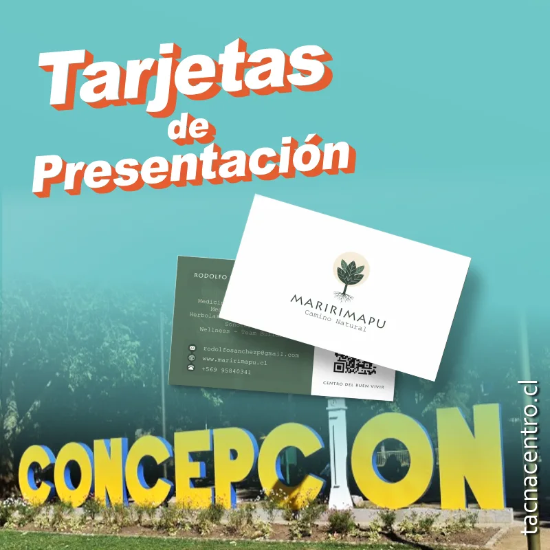 tarjetas en concepcion personalizadas