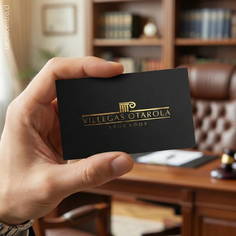 uso de tarjetas hot stamping para abogados