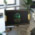 uso de tarjetas hot stamping para inmobiliaria y constructora