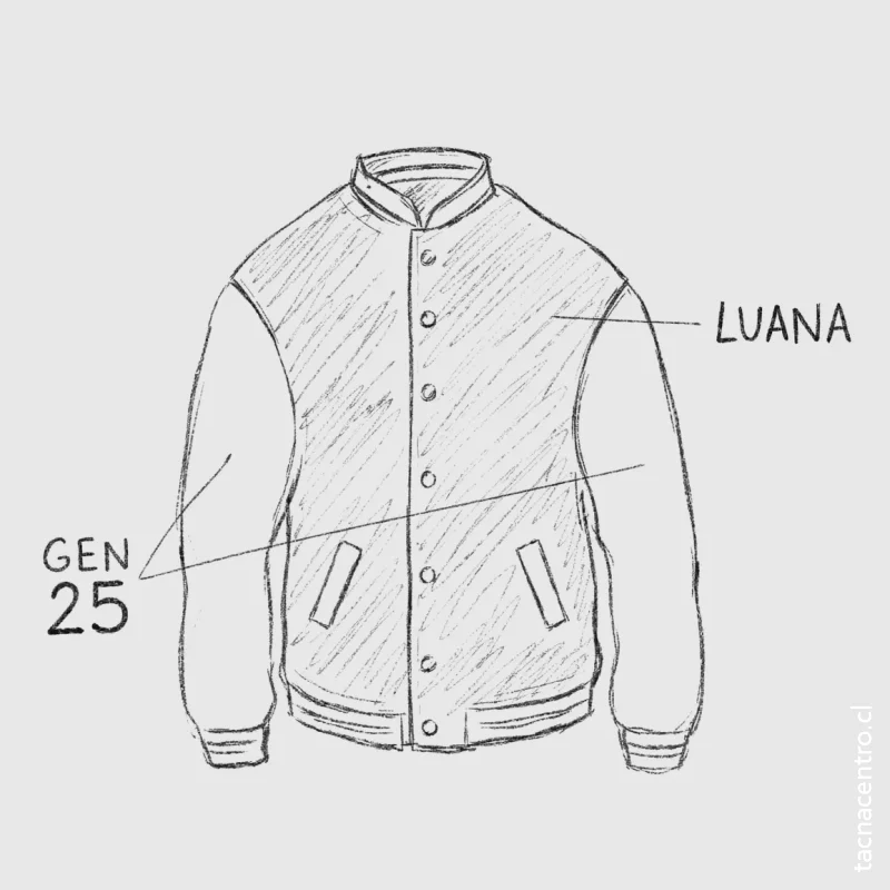 boceto de poleron generacional