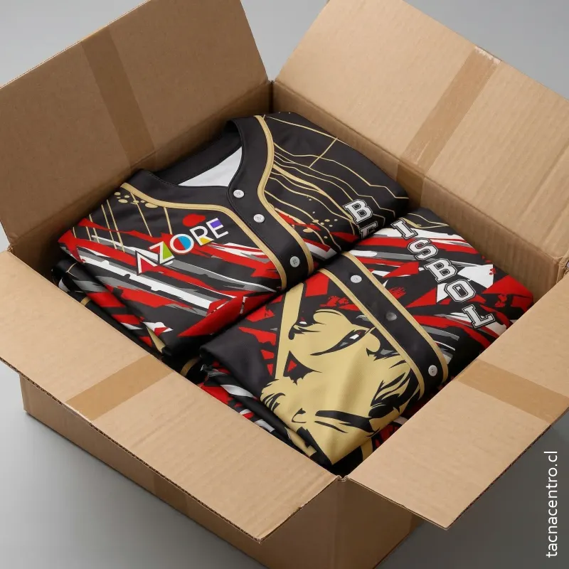 aprobación y envió de camisetas de beisbol