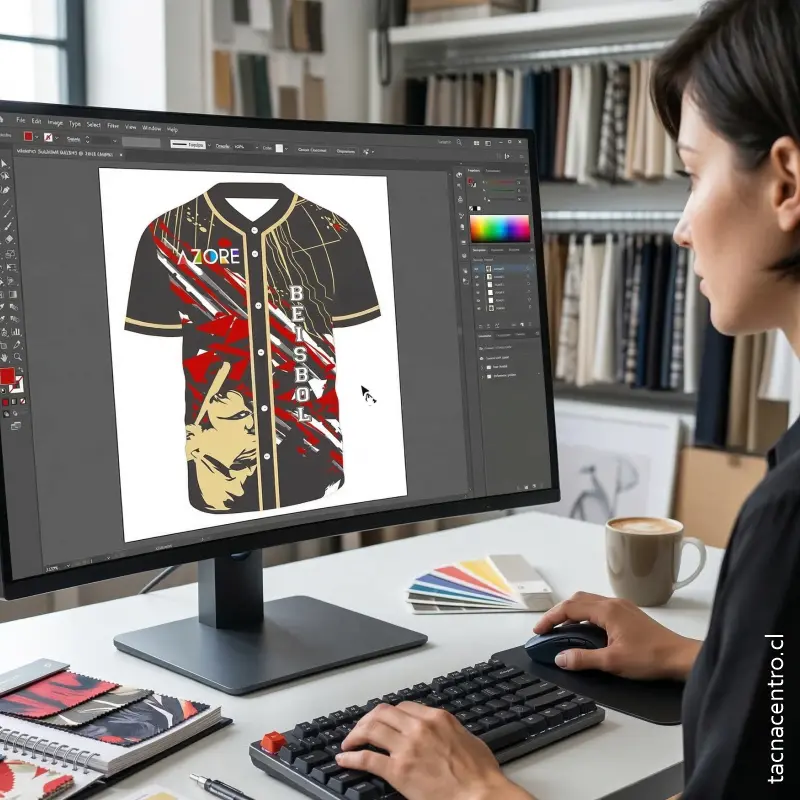 diseño de camiseta de beisbol personalizada