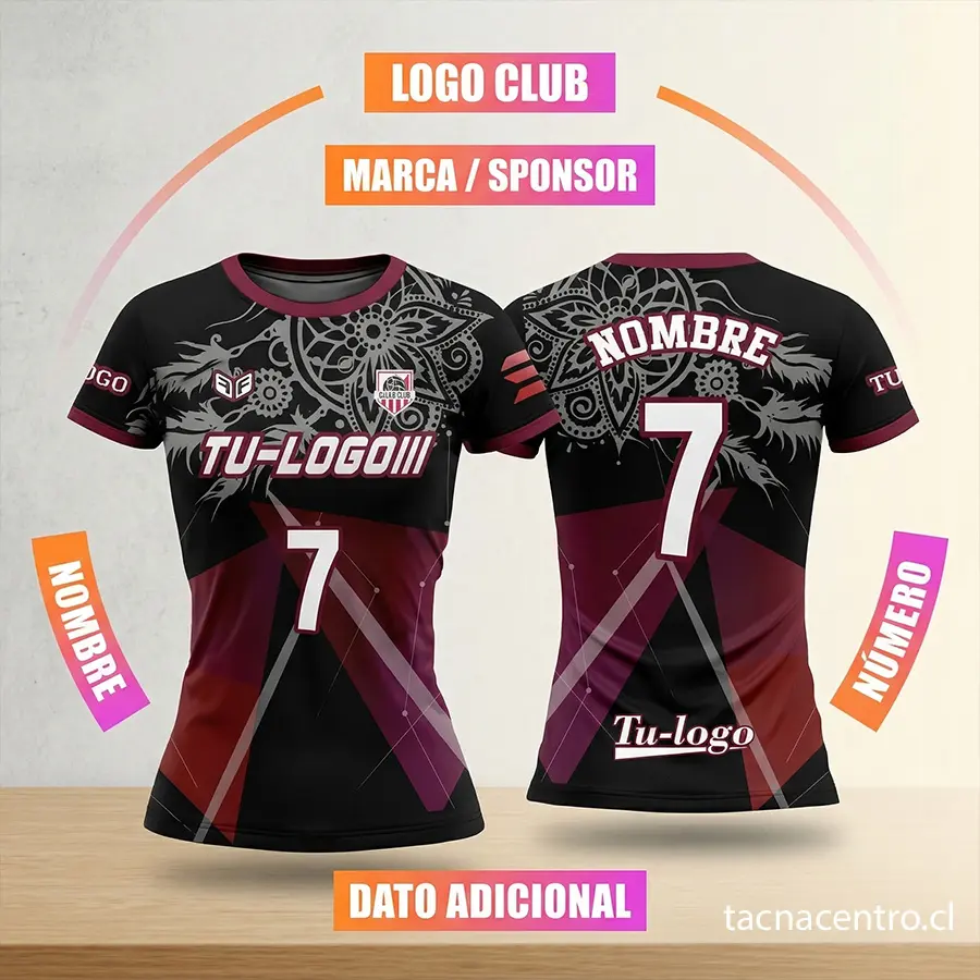 diseño de camisetas de voleibol personalizadas chile