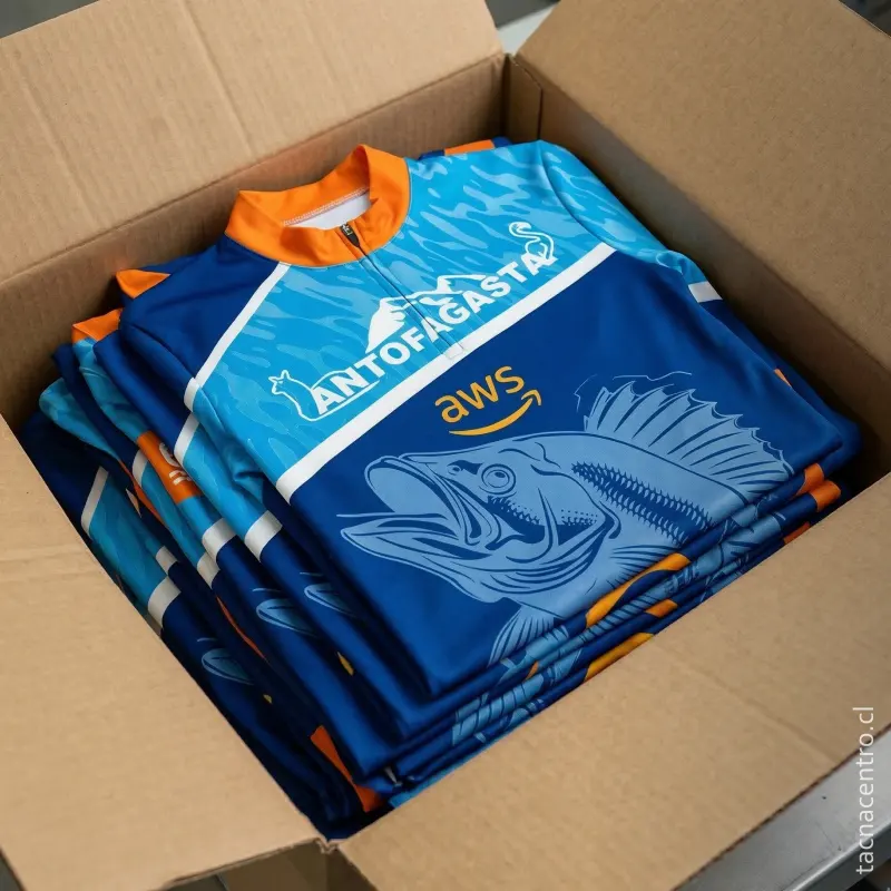 empacado de camisetas de pesca personalizadas
