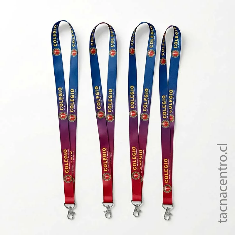 foto de lanyards personalizados para colegio