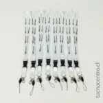 foto de lanyards personalizados para publicidad color blanco