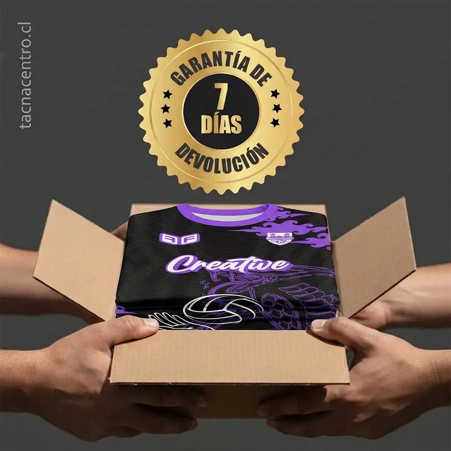 garantía de devolución de camisetas de voleibol personalizadas
