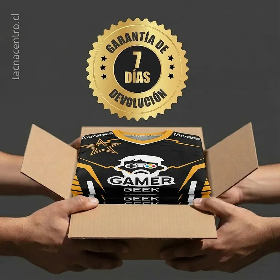 garantia de devolucion por la compra de camisetas e-sport personalizadas garantia de devolucion de camisetas e-sport personalizadas