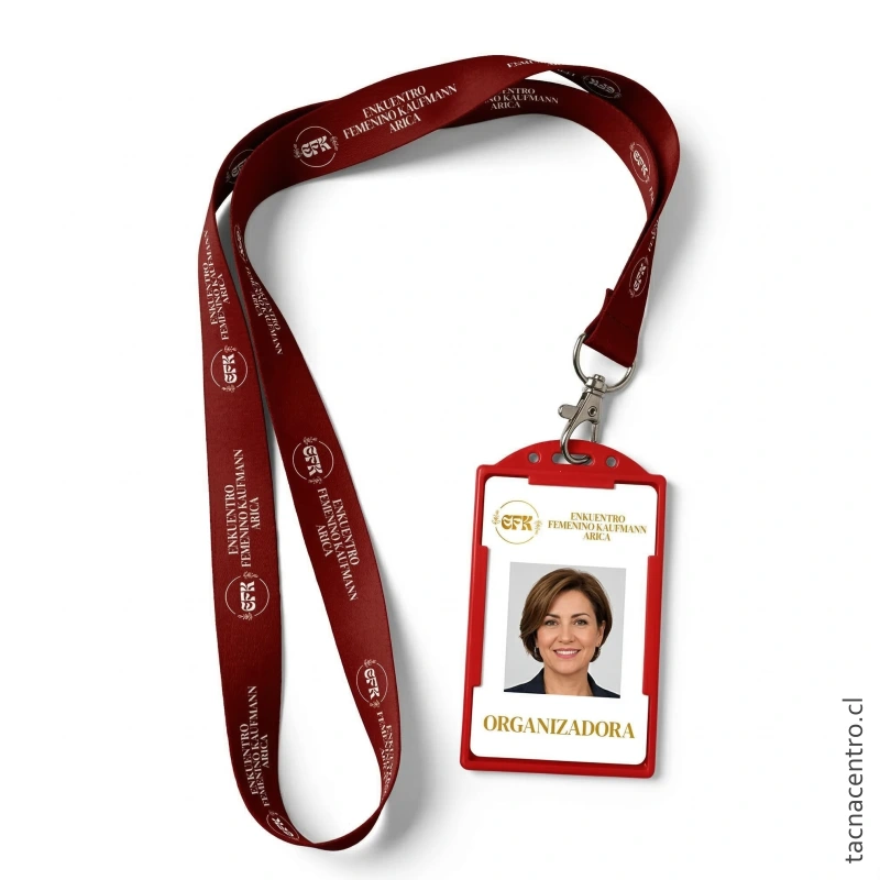 Lanyard con Porta Credencial y Credencial Personalizada 3 Lanyard con porta credencial y credencial personalizada