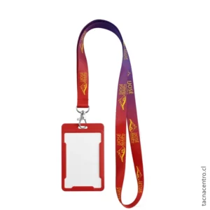 Lanyard con Porta Credencial Acrílico