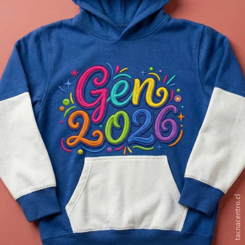 poleron de 4to medio con bordado