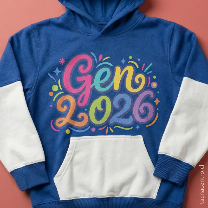 poleron de 4to medio con acabado sublimado