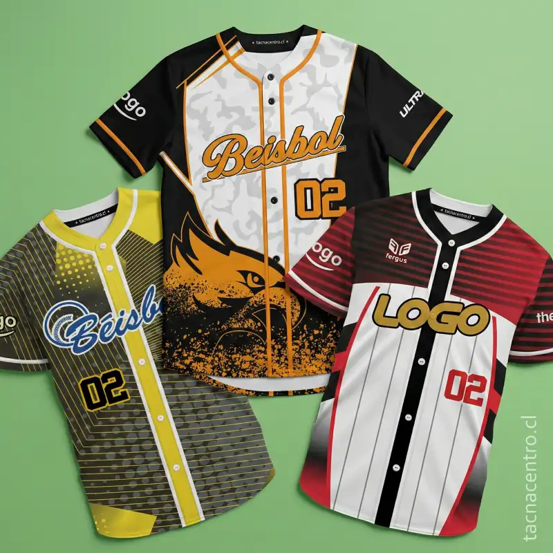 camisetas de béisbol personalizadas en chile