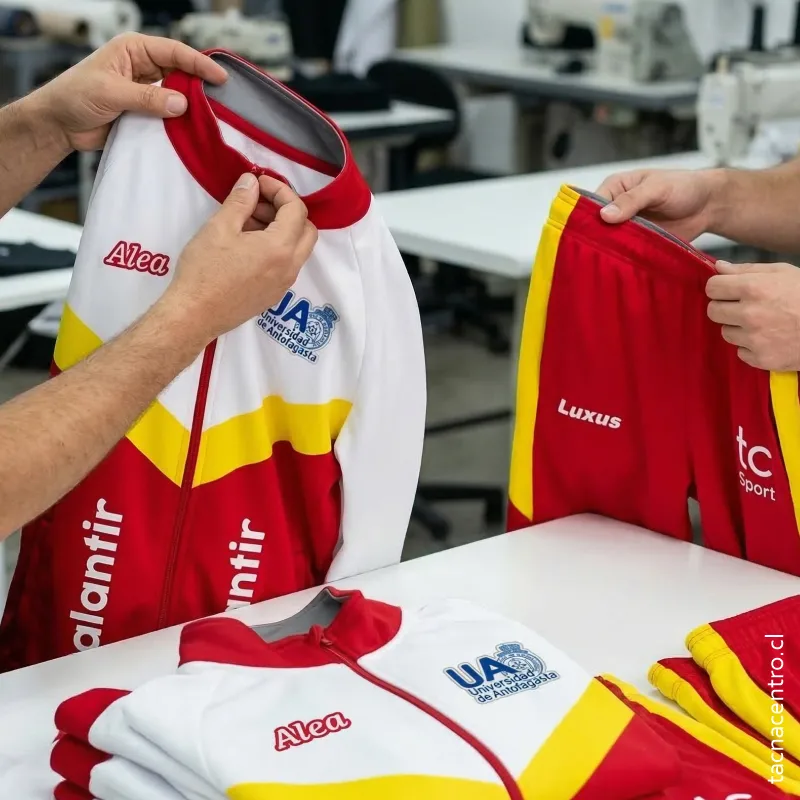 control de calidad de buzo deportivo