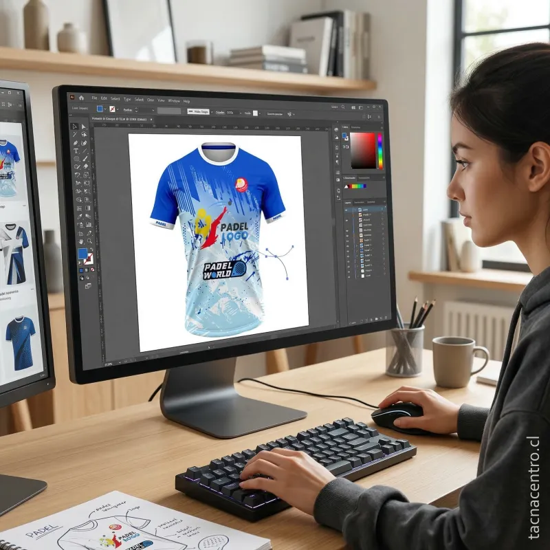 diseño de camisetas de padel personalizadas