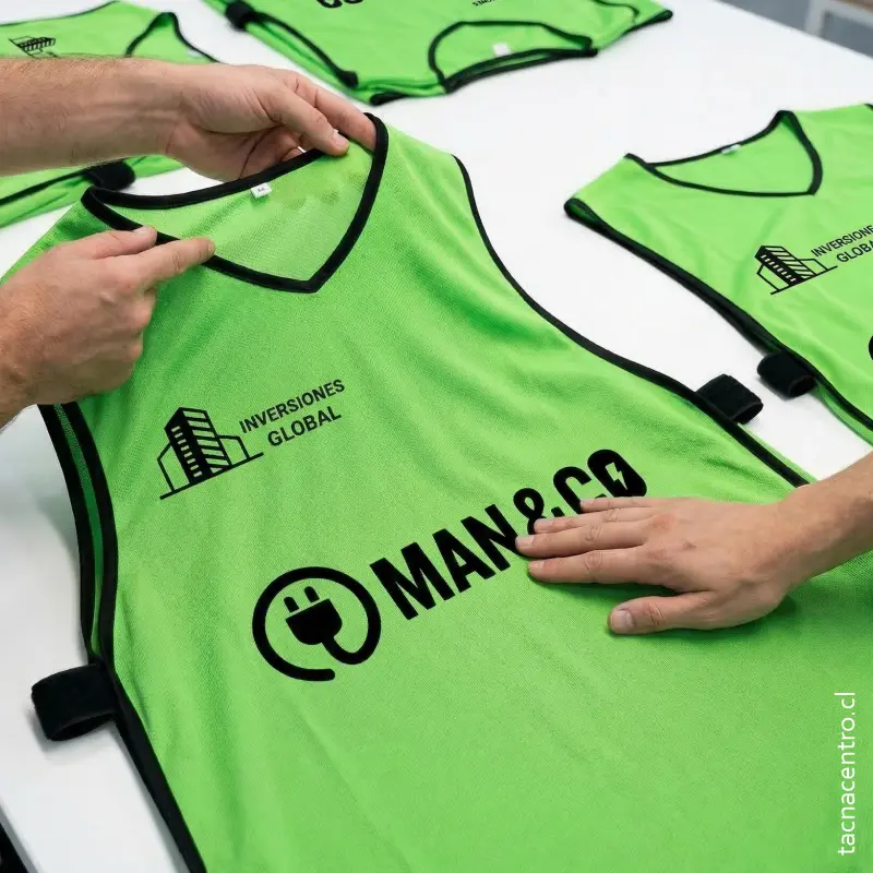 control de calidad de petos deportivos