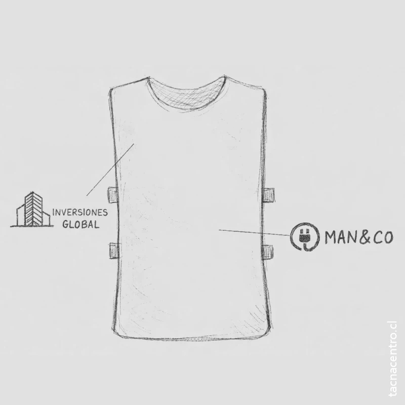 boceto de petos deportivos